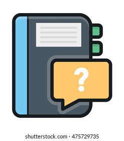 Unknown Book Vector Icon
