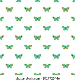 Unknown butterfly pattern seamless in flat style for any design