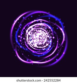 Unknown galaxy. Space stars wallpaper. Vector abstract background