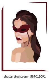 unknown girl in the mask