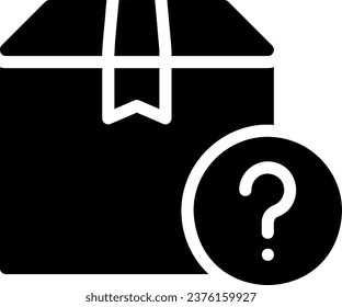 vector de ilustración de icono de glifo desconocido