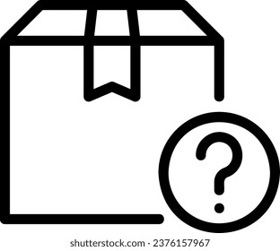 unknown line icon illustration vector