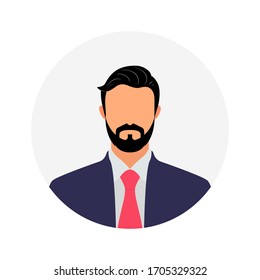 Unknown Male Avatar Profile Image, Businessman Vector