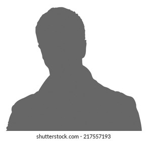 Unknown Male Person Silhouette