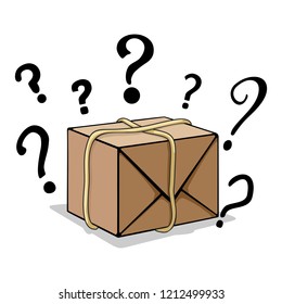 unknown package with a question mark