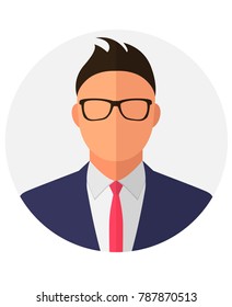 Unknown person silhouette with glasses.  Profile picture, silhouette profile. Man avatar profile. Male profile icons.