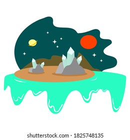 Unbekannter Planet in anderen Galaxien