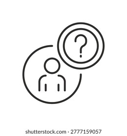Unknown user with a question mark icon