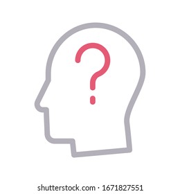 icono de línea de color vectorial desconocido 