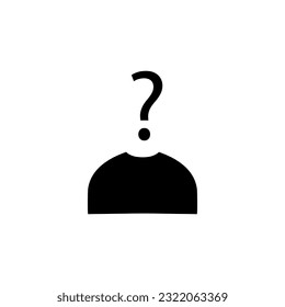 unknown vector glyph flat icon illustration on white background..eps