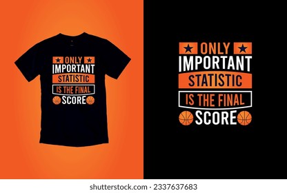 Unleash the Baller Spirit with our Basketball T-Shirt Design!