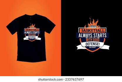 Unleash the Baller Spirit with our Basketball T-Shirt Design!