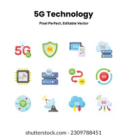Desate creatividad con nuestros iconos de red 5G, empodera tus imágenes con iconos elegantes y modernos que simbolizan el poder de la conectividad de alta velocidad.