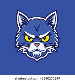 Unleash the fury with our Angry Cat Mascot! This fierce feline will add a powerful touch to your designs. Perfect for sports logos and gaming themes, this mascot brings intensity and attitude to your 