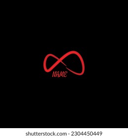 Unleash limitless possibilities with our captivating logo, featuring a mesmerizing red line curving into an infinity symbol. Embrace eternal innovation and boundless potential!