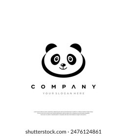 Unleash the panda power with this logo design template featuring everyone's favorite bear