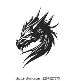 Unleash the power of your brand with a minimalist dragon logo.