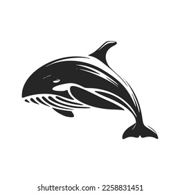 Unleash the power of your brand with a minimalistic whale logo.