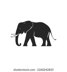 Unleash the power of your brand with a stylish elephant logo.