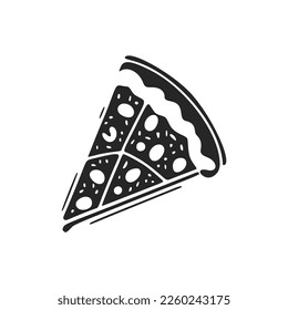 Unleash the power of your brand with a stylish pizza logo.
