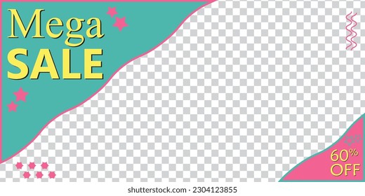 Unleash the Savings: Incredible Mega Sale with Irresistible Offers and Unforgettable Deals - Mega Sale Template VECTOR EPS 10 