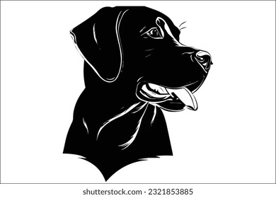 Unleash the undeniable charm of the Labrador Retriever with this captivating stock photo. Perfect for various creative projects.