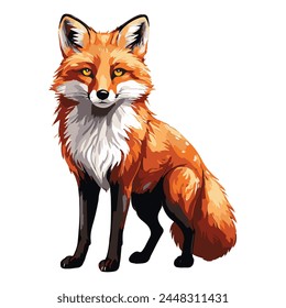 Unleash the wild charm of the fox with our stunning editable vector realism art. Perfect for adding a touch of nature's beauty to any project