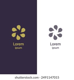 Libera el potencial de tu marca con este dinámico logotipo abstracto. Perfecto para cualquier negocio, este diseño de Vector de alta calidad le permite personalizar colores y agregar su nombre de marca fácilmente.