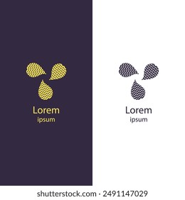 Unleash your brand's potential with this dynamic abstract logo. Perfect for any business, this high-quality vector design allows you to personalize colors and add your brand name easily.