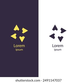 Unleash your brand's potential with this dynamic abstract logo. Perfect for any business, this high-quality vector design allows you to personalize colors and add your brand name easily.