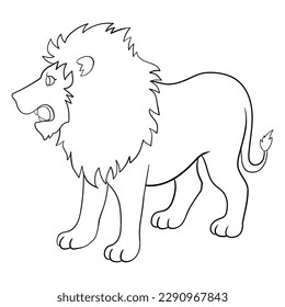 Unleash your child's creativity with this cute lion coloring page. Featuring an adorable outline illustration of a lion, this coloring page is perfect for young animal enthusiasts.