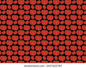 Unleash your creativity with our versatile Tomato pattern vectors. Perfect for backgrounds, branding, packaging and more.