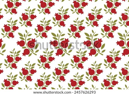 Unleash your creativity with our versatile Pomegranate pattern vectors. Perfect for backgrounds, branding, packaging and more.
