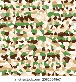 Unleash your inner warrior with this mesmerizing camouflage pattern.  A stunning blend of greens, browns, and beige for a truly unique and tactical aesthetic.