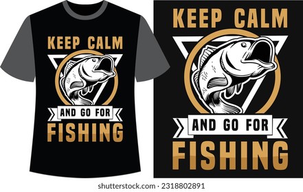 Unleash Your Passion with Trendy Fishing T-Shirt Designs. Fishing Vector Graphics.