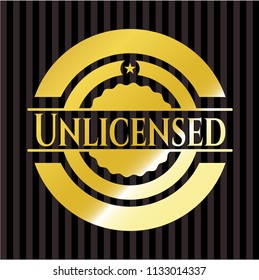 Unlicensed gold emblem or badge