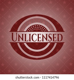 Unlicensed retro red emblem