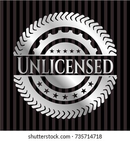 Unlicensed silver emblem or badge