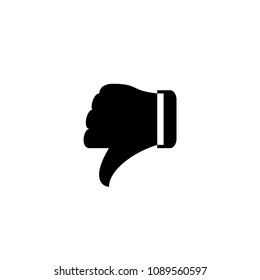 Unlike hand button vector illustration flat icon symbol pictogram