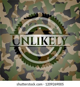 Unlikely on camo pattern