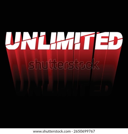 UNLIMITED - Dynamic 3D Text Effect