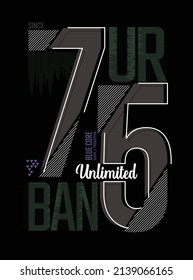 Unlimited lettering pattern on black background. Typography, t-shirts, graphics, posters, prints, postcards, hoodies, etc. perfect for