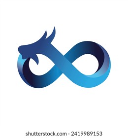 unlimited logo combination with dragon