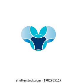 Diseño vectorial de plantilla de logotipo ilimitado