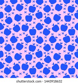 unlimited patterns or seamless patterns that have apple images, with a beautiful blend of colors