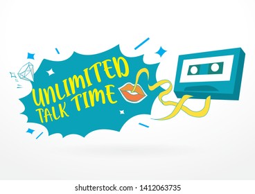 Unlimited Talk Time Masthead Design