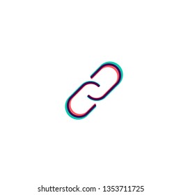 Unlink icon design. Essential icon vector illustration