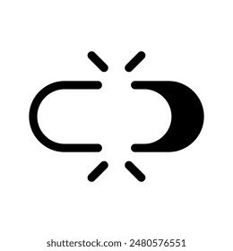 Unlink Icon Vector Symbol Design Illustration