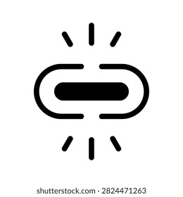 Unlink Icon Vector Symbol Design Illustration