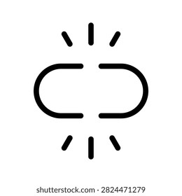 Unlink Icon Vector Symbol Design Illustration